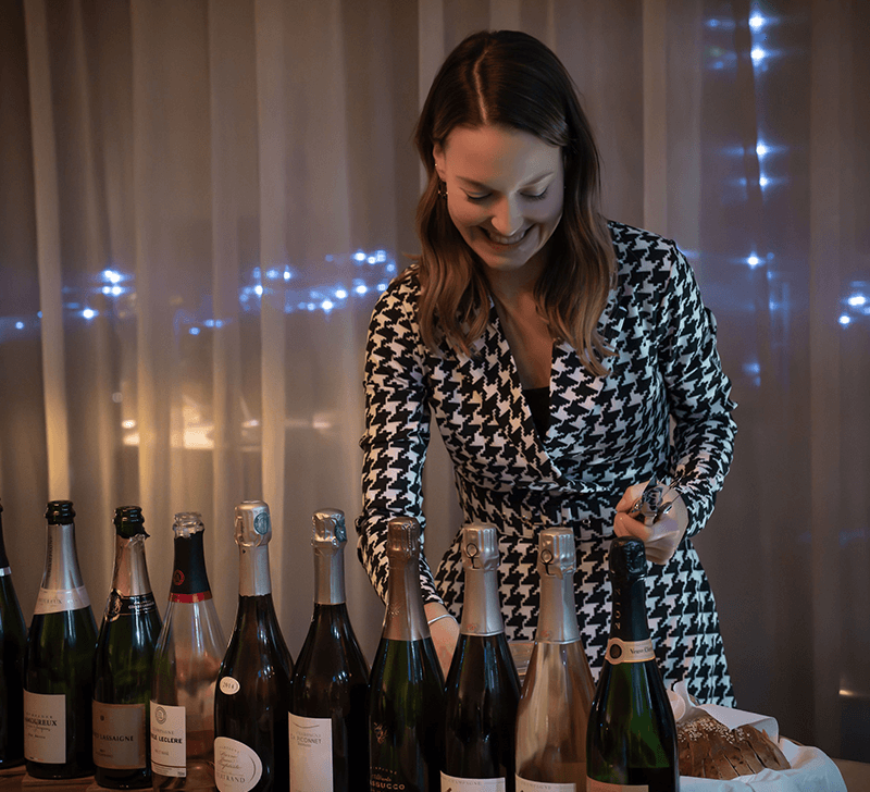 Tasting with set-up service